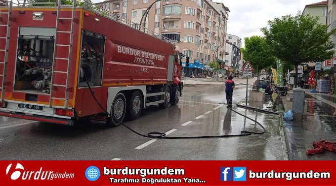 Burdur İtfaiyesinden Gölhisar’a destek