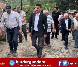 MİLLETVEKİLİ OĞUZ’DAN EVİ YANAN AİLEYE GEÇMİŞ OLSUN ZİYARETİ