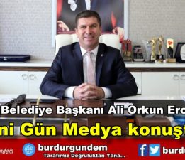 Başkan Ercengiz, Burdur Yenigün gazetesine konuştu