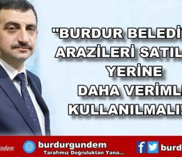 OKAN, “AK PARTİ OLARAK ÖNERİLERİMİZ…”