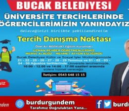 BUCAK BELEDİYESİ’NDEN TERCİH VE REHBERLİK HİZMETİ