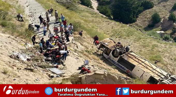 Kars’ta yolcu otobüsü şarampole yuvarlandı!