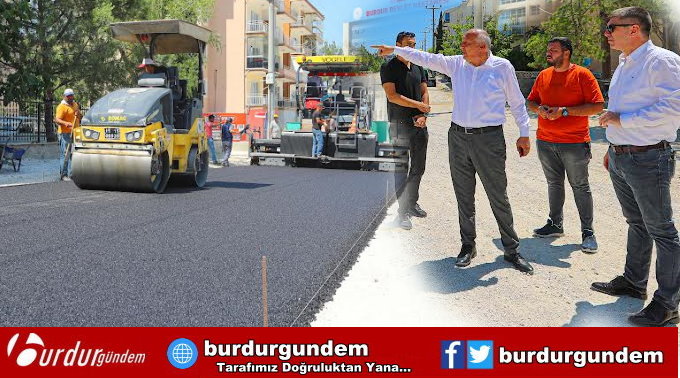 Başkan Ercengiz, Asfalt Çalışmalarını inceledi