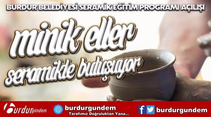 Minik eller Seramik Kursuna kayıtlar başlıyor