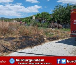 Burdur itfaiyesi bir günde 5 arazi yangınına müdahale etti