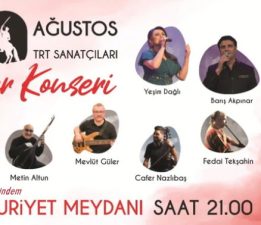 BUCAK’TA 30 AĞUSTOS ZAFER BAYRAMI KONSERİ