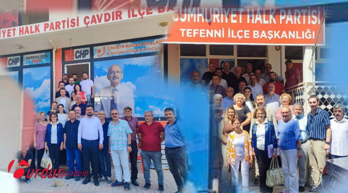 CHP TEFENNİ VE ÇAVDIR İLÇE KONGRELERİ GERÇEKLEŞTİ.
