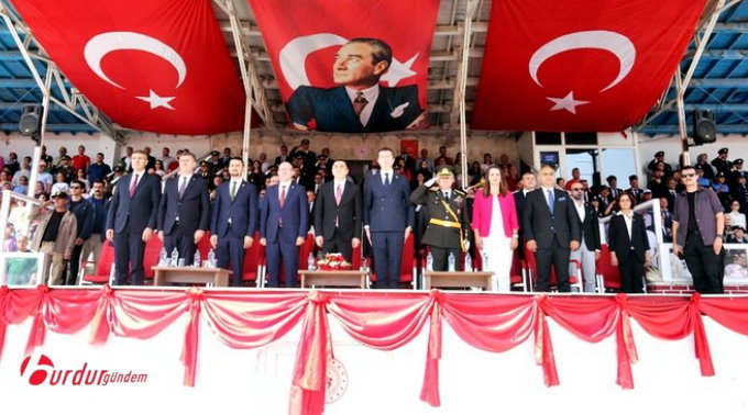 BURDUR’DA 30 AĞUSTOS ZAFER BAYRAMI KUTLANDI