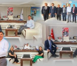 BAŞKAN ERCENGİZ’E ANLAMLI ZİYARETLER