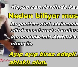Koyun can derdinde kasap et!