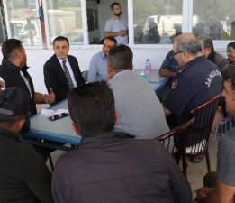 VALİ TÜRKER ÖKSÜZ İNSUYU OVASINDA İNCELEMELERDE BULUNDU