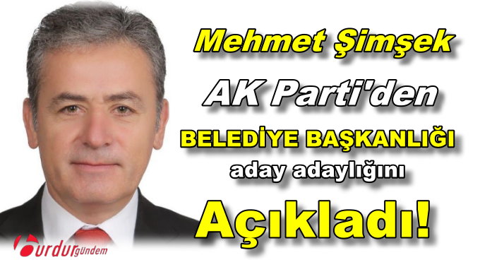 Mehmet Şimşek aday adaylığını açıkladı!
