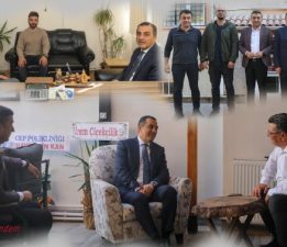 VALİ ÖKSÜZ’DEN DERGİ AYRINTI, GÖKER COFFEE VE GAZETECİLER CEMİYETİNE ZİYARET