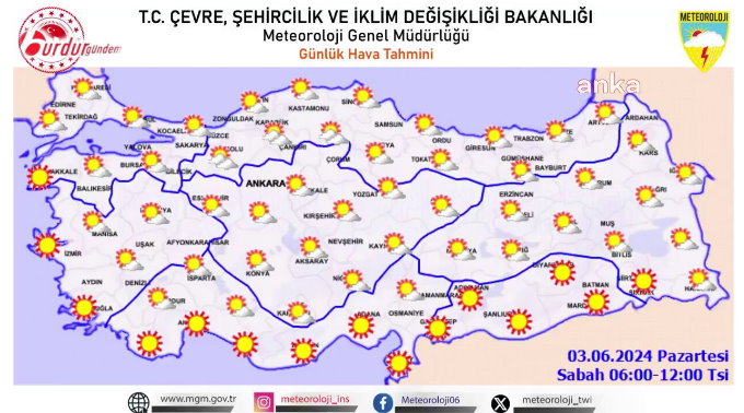 “Sıcaklıklar, mevsim normallerinin 3-8 derece üzerinde seyredecek”