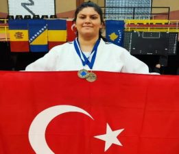 MAKÜ’lü Milli Judocu Gizem Coşkun, 23 Yaş Altı Balkan Judo Şampiyonası’nda Üçüncü Oldu