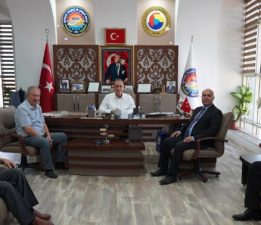 İŞ ADAMI CADIL VE DEFTERDAR GÜNAYDIN’DAN BAŞKAN KEYİK’E ZİYARET
