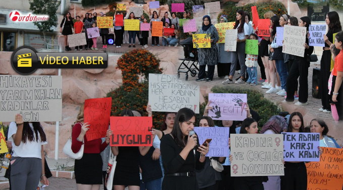 ÇAVDIR’LI KADINLAR VE GENÇLER KADIN CİNAYETLERİNE SESİS KALMADI 