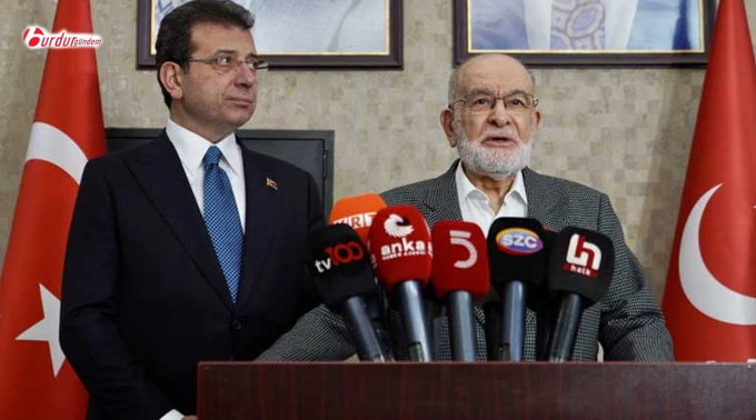 İmamoğlu ‘kayyım’ gündemiyle Saadet’i ziyaret etti!