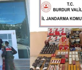Burdur Jandarmadan kaçakçılık operasyonu