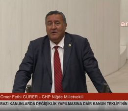 CHP’li Ömer Fethi Gürer: Milyonların beklediklerini değil mutlu ve rant içinde yaşayan azınlığın istediklerini gerçekleştiren bir Meclis var