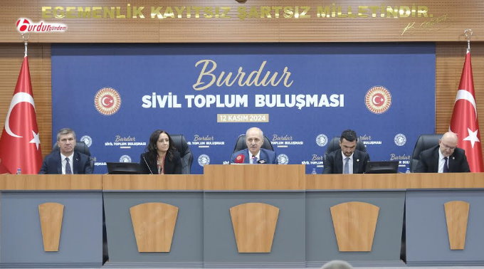TBMM BAŞKANI KURTULMUŞ, BURDUR’DA STK TEMSİLCİLERİ İLE BULUŞTU