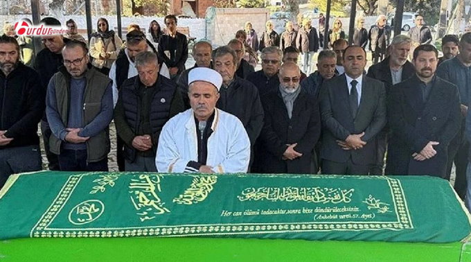 Büyük usta bir avuç insanla uğurlandı