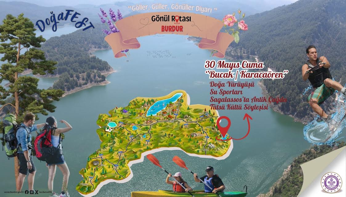 GÖLLER, GÜLLER, GÖNÜLLER DİYARI BURDUR’DA DOĞAFEST HEYECANI BAŞLIYOR