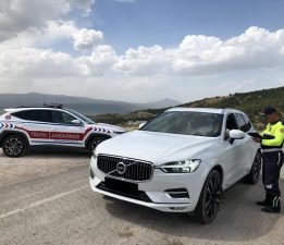 Burdur’da 46 araç trafikten men edildi