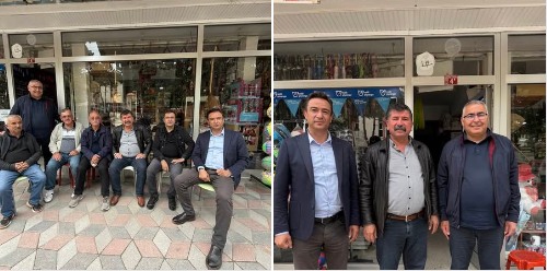 YALÇIN ZİYARETLERİNİ SÜRDÜRÜYOR.
