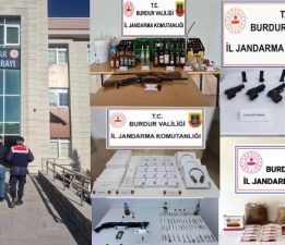 Burdur’da 31 ayrı baskında 16 kişi tutuklandı