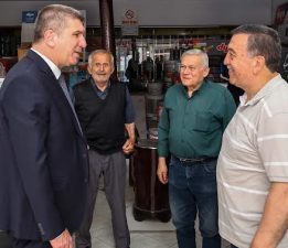 Başkan Ercengiz Haftaya Esnaf ziyareti ile başladı