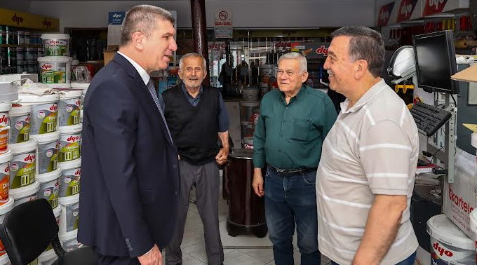 Başkan Ercengiz Haftaya Esnaf ziyareti ile başladı