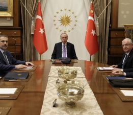 Cumhurbaşkanı Erdoğan’ın başkanlığında güvenlik toplantısı gerçekleştirildi