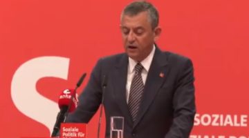 Özel Berlin’de düzenlenen Almanya Sosyal Demokrat Partisi kongresinde konuştu