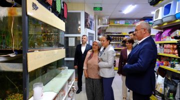 VALİ TÜLAY BAYDAR BİLGİHAN’DAN KADIN ESNAFLARA ZİYARET