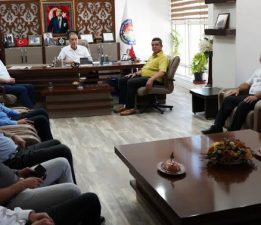 GÖLHİSAR HEYETİNDEN BAŞKAN YUSUF KEYİK’E ZİYARET