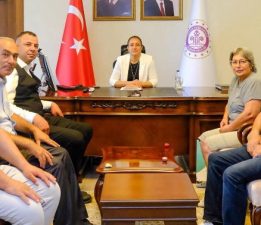 VALİ BİLGİHAN’A MUHTARLAR DERNEĞİ BAŞKANI SÜLEYMAN HAYTA’DAN ZİYARET