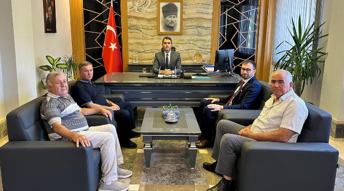 Bucak Ziraat Odası’ndan Kaymakam Kuruca’ya Hayırlı Olsun Ziyareti
