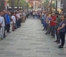 DEM Parti’den “Barış için insan zinciri” eylemi