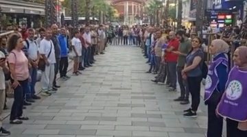 DEM Parti’den “Barış için insan zinciri” eylemi