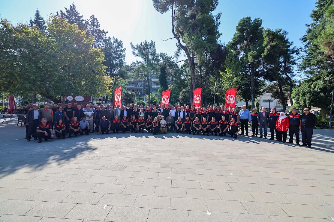 Başkan Ercengiz itfaiye personeliyle bir araya geldi