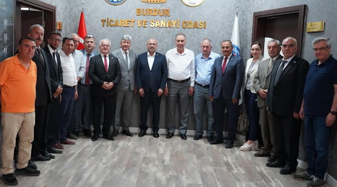 İYİ PARTİ HEYETİNDEN BAŞKAN YUSUF KEYİK’E ZİYARET