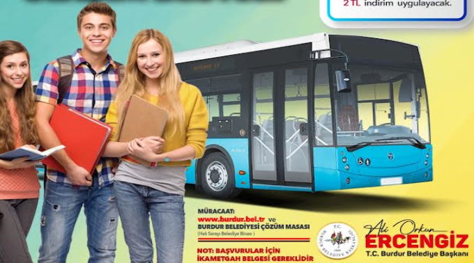 İkametini Burdur’a alan öğrenciye 2000 TL ulaşım desteği