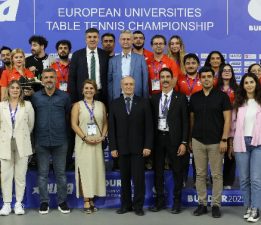 AVRUPA ÜNİVERSİTELERARASI MASA TENİSİ ŞAMPİYONASI SONA ERDİ