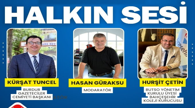 HALKIN SESİ PROGRAMI’NIN YENİ BÖLÜMÜ 1 EKİM’DE CANLI YAYINDA