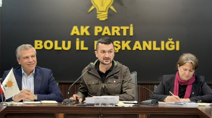 AK PARTİ BURDUR MİLLETVEKİLİ OĞUZ AK PARTİ BOLU TEŞKİLATI İLE BİR ARAYA GELDİ