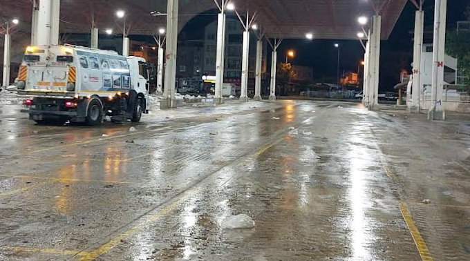 Festival ve Fuarın ardından Burdur Belediyesi’nden Yoğun Temizlik Çalışması