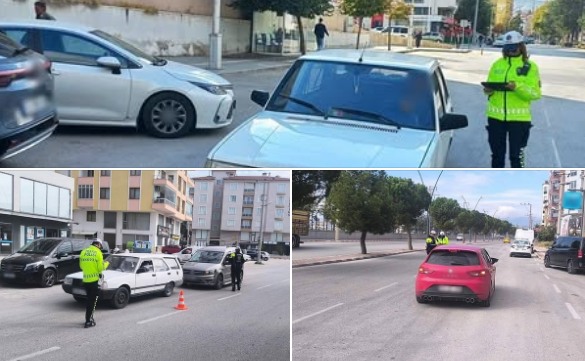EMNİYET TRAFİK EKİPLERİNDEN TRAFİK DENETİMİ