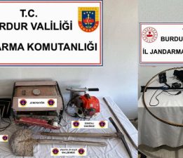 BURDUR’DA KAÇAK KAZI OPERASYONLARI: 12 ŞÜPHELİYE ADLİ İŞLEM