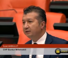 CHP Burdur MV. İzzet Akbulut “Meclis’te Şeker Fabrikasına kota ve nakliyeci tepkisi”